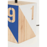 Lámpara de mesa cuadrada forma de boya