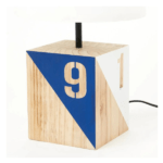 Lámpara de mesa cuadrada forma de boya