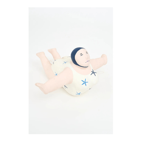 bañista figura papel maché traje estrellas para colgar bañista figura papel maché traje estrellas