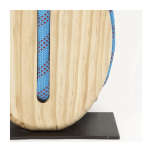 Lámpara de madera y cuerda