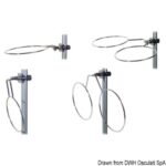 Soporte para Defensas Plegable Doble