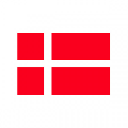Bandera de Dinamarca.