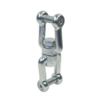 Grillete giratorio mordaza con hexágono interior inox 316