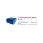 kit depósito aguas negras completo 47 litros