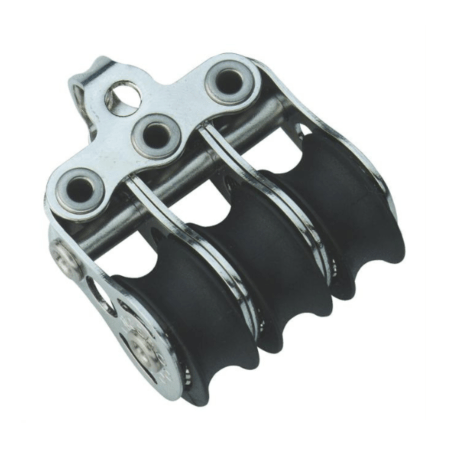 Polea Sprenger micro XS triple con rodamiento de bolas