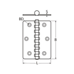 bisagra 60×80 inox A2 304 a