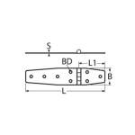 bisagra inox 180×60 A2 304
