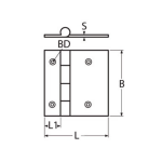 bisagra inox 52x19mm A4 316