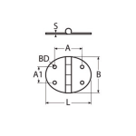 bisagra inox 67×48 A2
