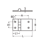 bisagra inox 80×33 A4 316 a
