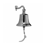 Campana Latón Cromado 190 mm