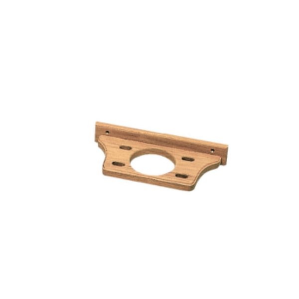 porta vaso Porta Vaso + Soporte 4 Cepillos de Dientes Teca