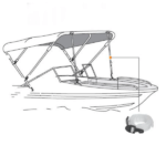 Cincha Ajustable 25 mm para Toldo (2 unidades) Lalizas