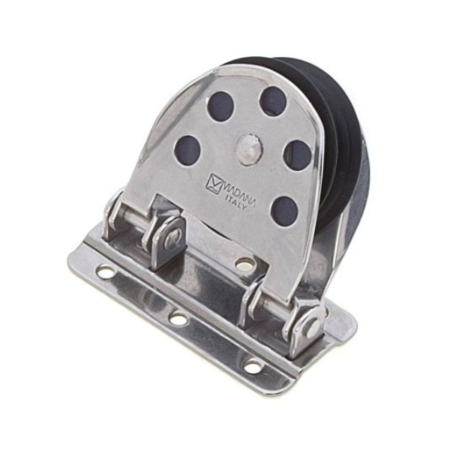 Viadana Polea Simple Basculante de Cable Metalico