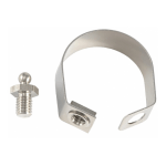 Abrazadera de acero inoxidable con Tornillo