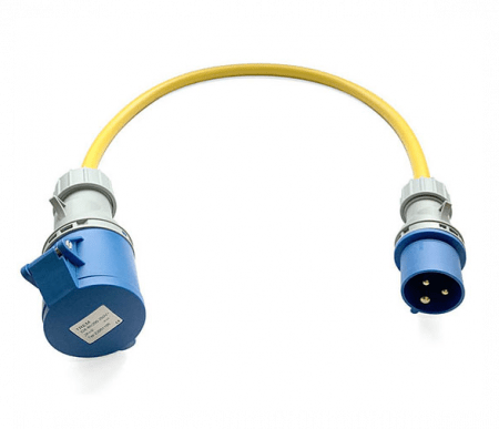 Adaptador Puerto Macho 16 A - Hembra 32 A