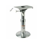 pedestal pie telescópico a gas aluminio anodizado