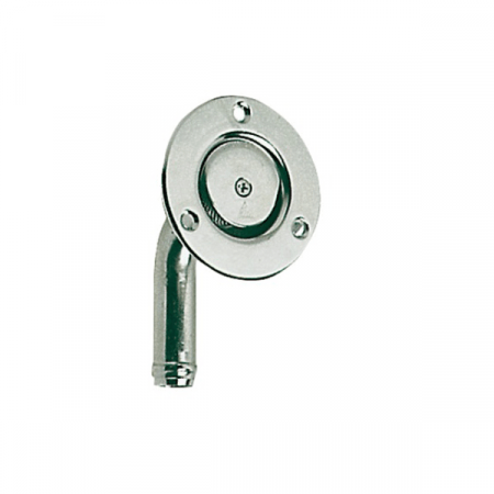 Respiradero Combustible acero inox acodado con tornillos