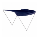 Trem Toldo Sombrero Light 2 Arcos Azul Marino