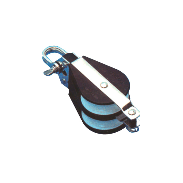 viadana polea doble con arraigo nylon inox viadana polea doble con arraigo nylon inox