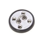 Viadana Platina Circular Inox con Base