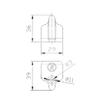 Zineti Anodo Zinc 4-6-8hp Motor Fueraborda