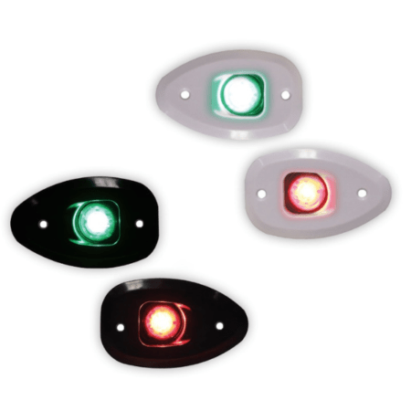 Lalizas Micro LED 12 juego luces babor y estribor 112.5° con agujeros
