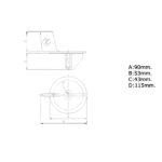 Zineti Anodo Zinc Aleta 20-25 Hp