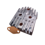 Zineti Anodo Zinc Placa con 4 Agujeros