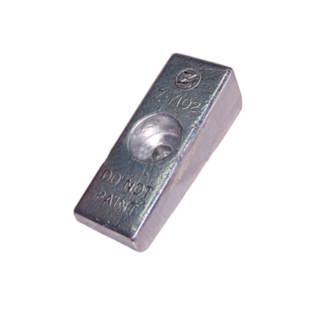 Zineti Anodo Honda Placa para Fueraborda 77 mm