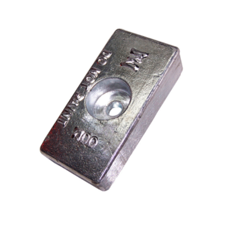 Zineti Anodo Honda Placa para Fueraborda 71 mm