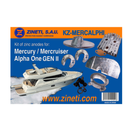 Zineti Kit Anodos Mercury-Mercruiser Alpha One GEN II