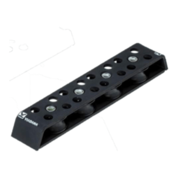 Viadana Caja de Poleas de Reenvío Cuádruple 14mm Viadana Caja de Poleas de Reenvío Cuádruple 14mm