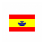 Bandera España con Corona 225 x 150 cm