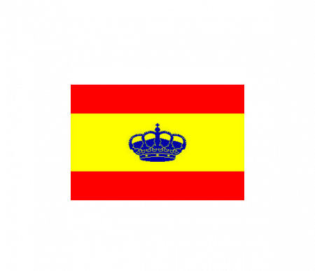 Bandera España con Corona 100 x 70 cm