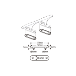 base plástico cornamusa acero inox