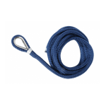 Cabo de Amarre de Poliéster de Doble Trenza Azul