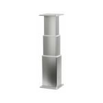 Pedestal Eléctrico para Mesa Cuadrado Aluminio