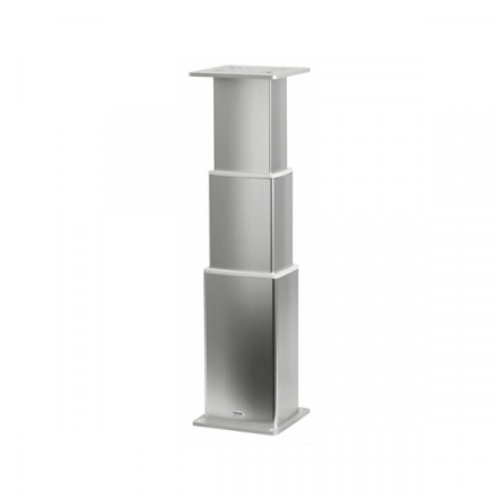 Pedestal Eléctrico para Mesa Cuadrado Aluminio
