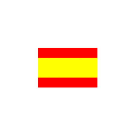 Pegatina Adhesiva Bandera España Sin Corona