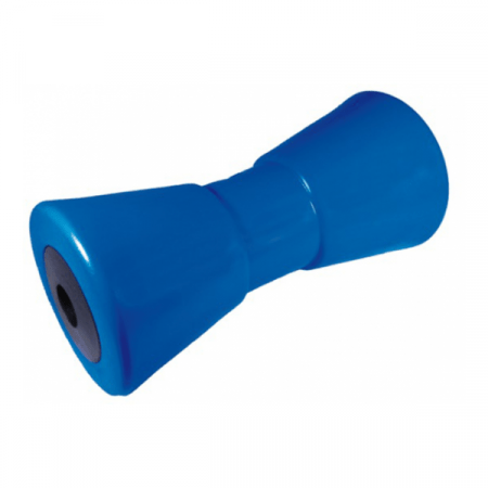Rodillo central quilla para remolque azul 200 mm