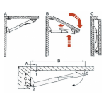 soporte para mesa plegable tipo rakego 1