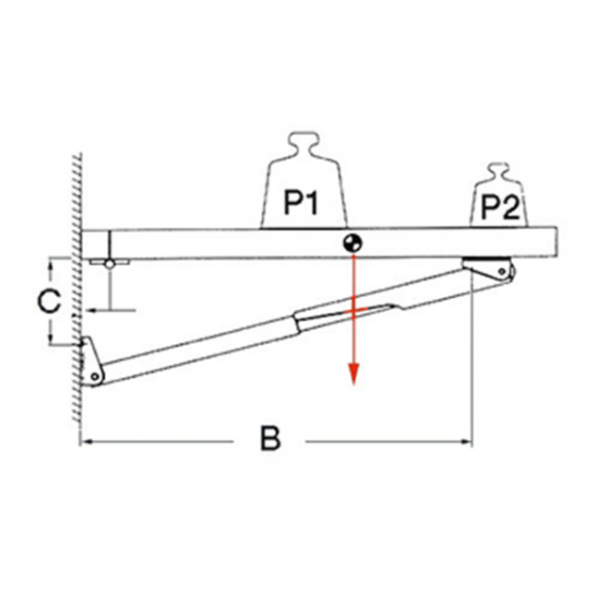 soporte para mesa plegable tipo rakego 3
