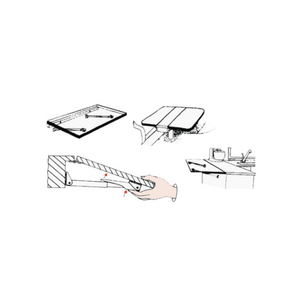soporte para mesa plegable tipo rakego 4
