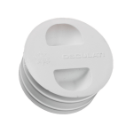 tapón de plástico blanco para pedestal