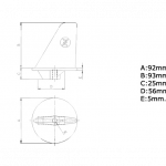 Zineti Anodo Motor Aleta 80-140 CV