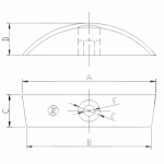 Zineti Anodo para Helice Plegable de Velero