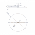 Zineti Anodo para Timones 165mm