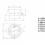 Zineti Anodo Placa 110 Intraborda Velero