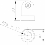 Zineti Anodo Renault para Eje 22-25